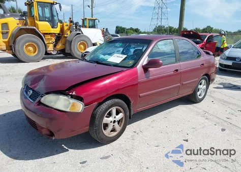 2003 Nissan Sentra Gxe z USA, uszkodzony, nr VIN 3N1CB51D33L705391